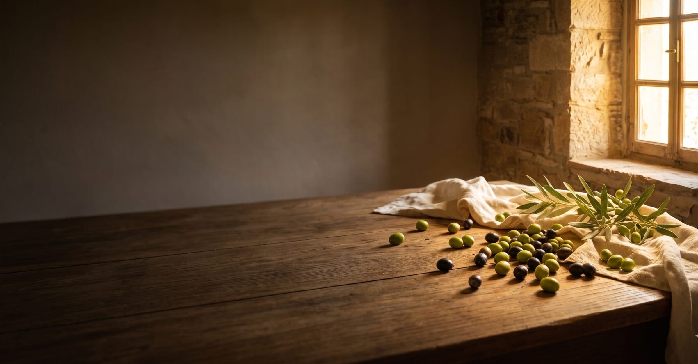 Aceite de oliva extra virgen y aceitunas Arauco — Finca Sbiroli