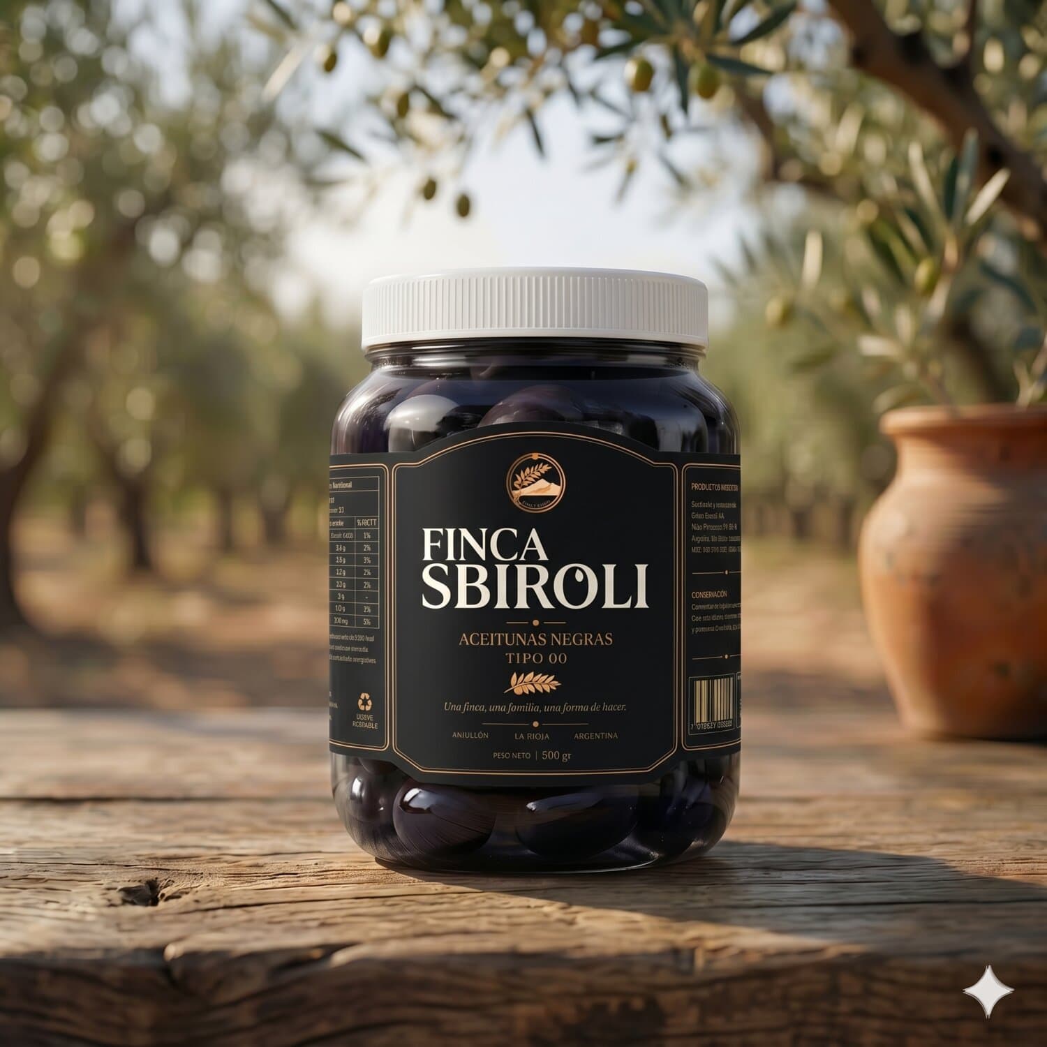 Aceitunas Negras 500 gr